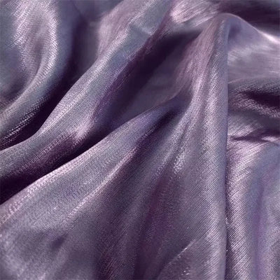 Mermaid Texture Gradient Reflective Fabric Illusion By The Meter for Shirt Full Dress Hanfu Clothing DIY Sewing Soft Cloth White