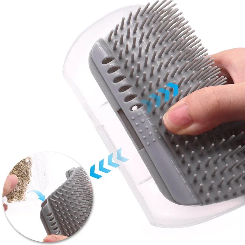 Cat Massage Tool Pet Hair Removal Massage Comb Wall Corner Self Cat Comb Brush Rubs The Face With A Tickling Comb Pet Supply