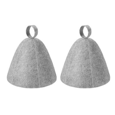 1/2pcs Wool Felt Sauna Hat Head Protective Hats for Men Women Bath House Winter Drop Shipping