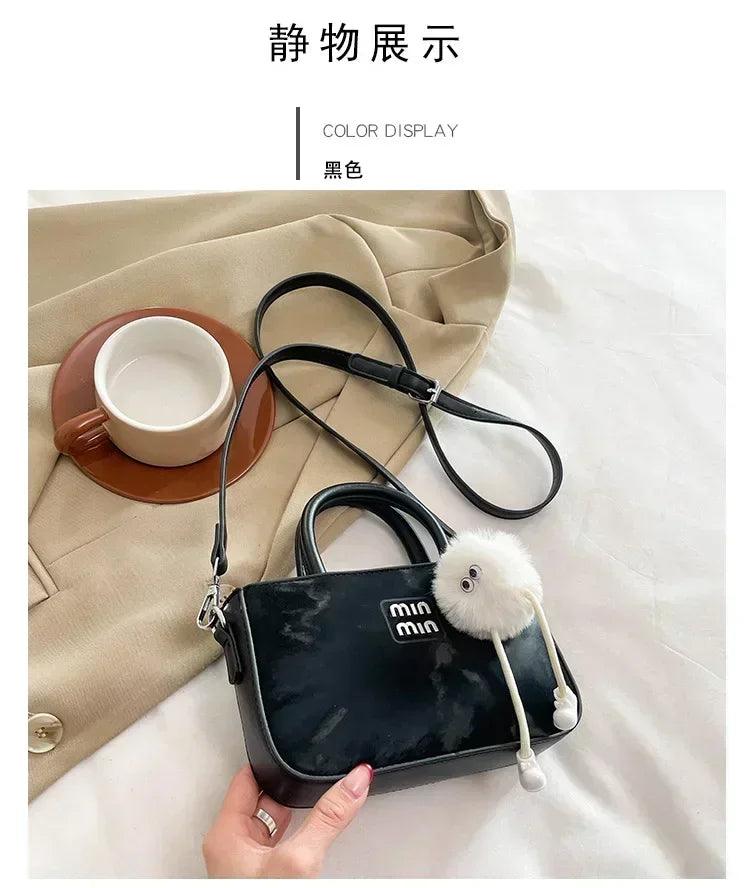 2025 new women’s luxury handbag designer small square purse fashion top handle crossbody bag elegant shoulder trendy