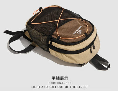 Outdoor leisure and sports backpacks. They are lightweight backpacks suitable for travel, cycling, hiking, and mountaineering, w