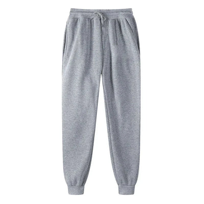 Men's Athletic Trainning Joggers Casual Loose Fit Sweatpants Spring Fall Fleece Lined Pants Elastic Waist Drawstring Trousers