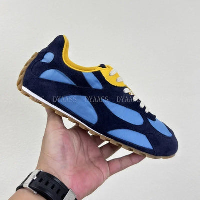 2025 Designer Women Sneakers Casual Shoes Women Men Lace Up Round Toe Flats Non Slip Comfort Concise  Mixed Color Walking Shoes