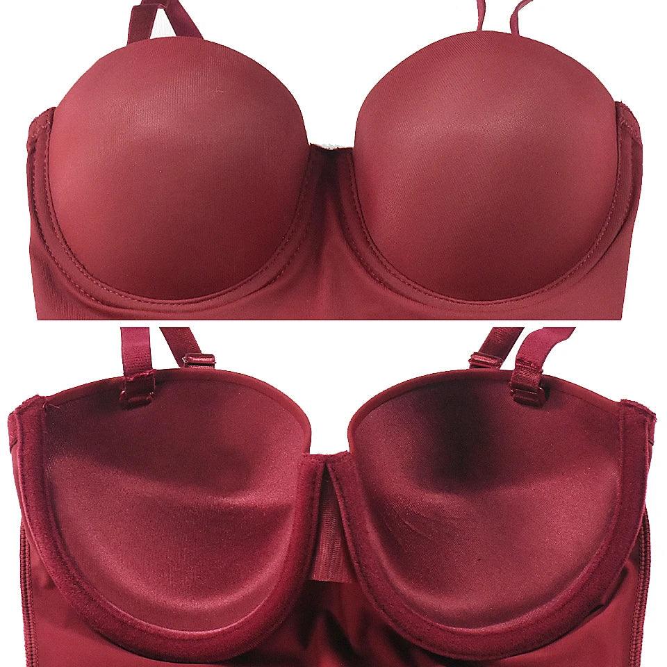 Shapewear Women Sexy Dress Control Slips Dress With Bra Push Up Slimming Sheath Underwear Body Shaper Waist Trainer Corset