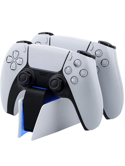 Game Wireless Charging Station for PS5 with Dual Fast Charger Dock and LED Charging Indicators
