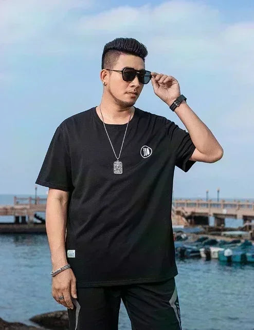 Oversized Men's Clothing Anime Print Psyduck Graphic T-Shirts