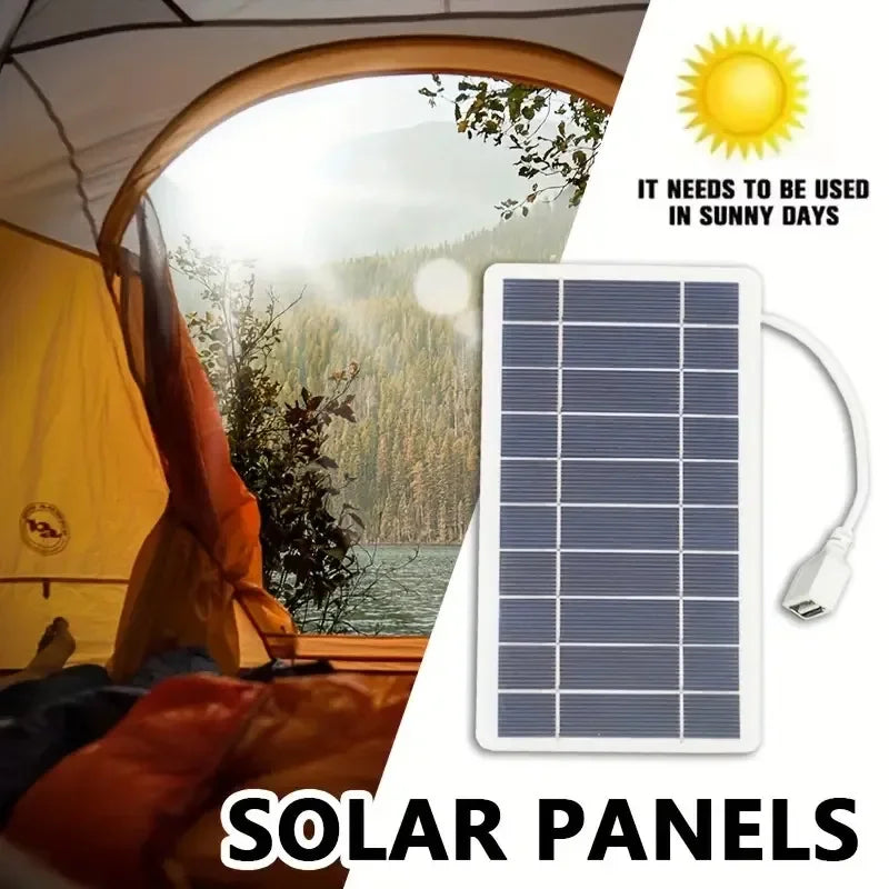 Portable Solar Panel Compact, Lightweight & Waterproof for Outdoor, Camping, Hiking, RV, Backpack & Emergency Charging