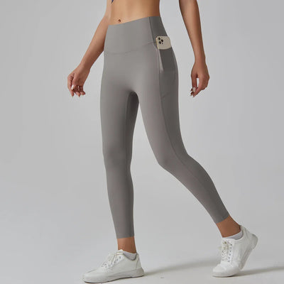 Women Leggings With Pockets Tummy Control