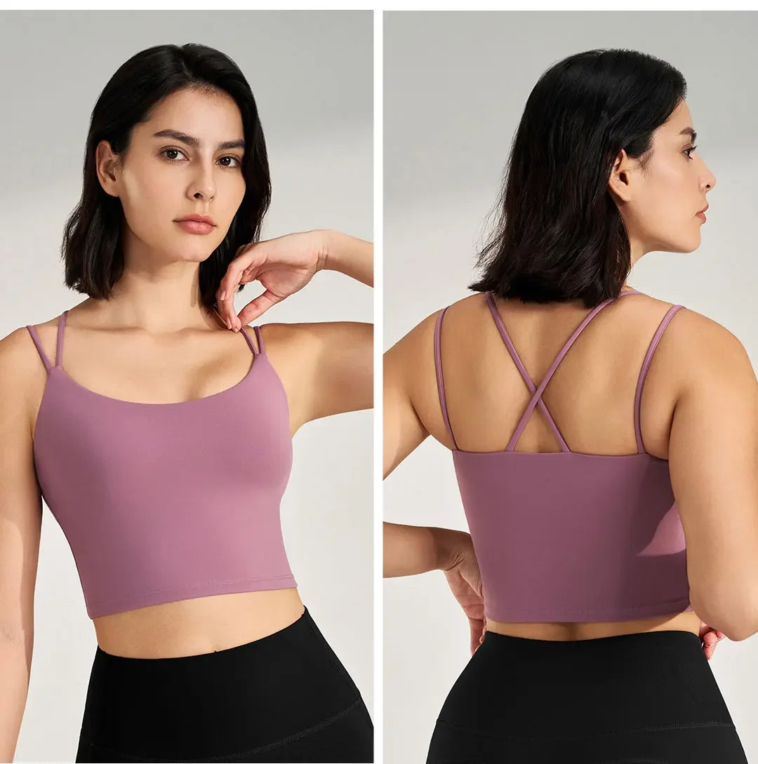 Women's sexy yoga sling bra