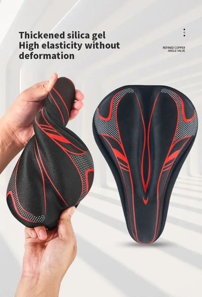 3D Bicycle Saddle Cover Accessories for Mountain Bike Men and Women Gel Soft Bicycle Seat Cover Parts Cycling Sports