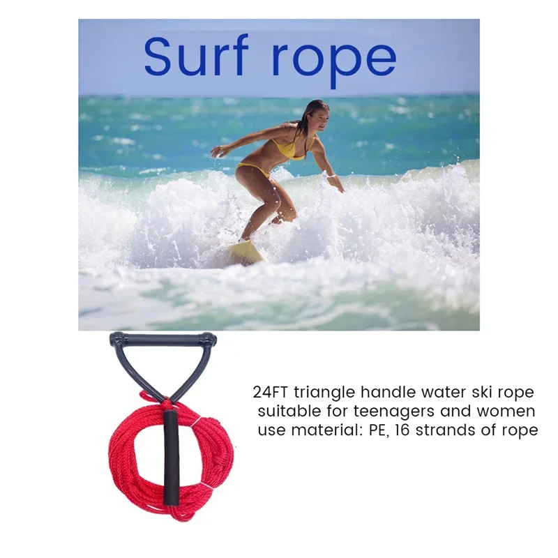 Emption!Water Ski Rope Wake Surf Rope Wakeboard Tow Rope Heavy Duty Multipurpose For Kneeboard