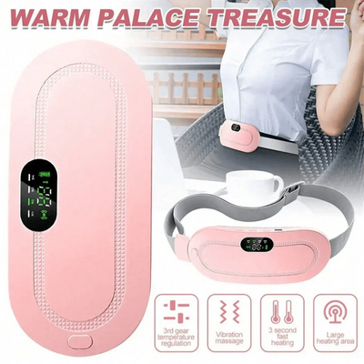 Electric Menstrual Spasm Massager Vibrator Heating Belt Suitable For Relieving Menstrual Discomfort, Keeping Waist And  heating