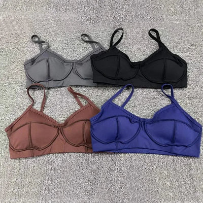 Women Nude Straps Yoga Sets Activewear