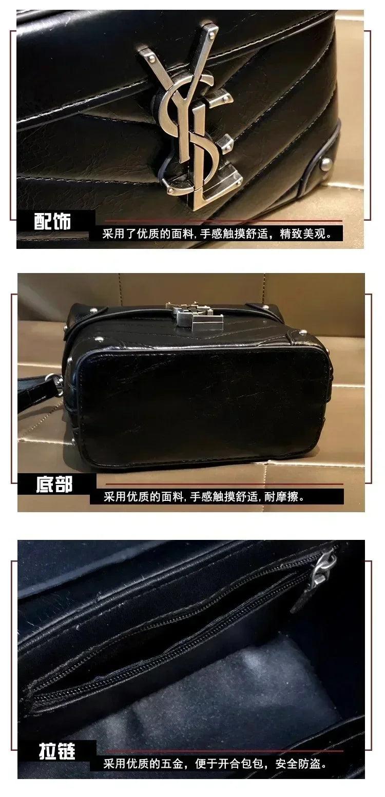 Popular and elegant women’s crossbody bag handbags messenger in premium leather by designer