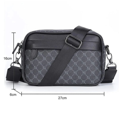 Messenger Sling Bags For Men and Women Square Bag Trendy Diagonal Chest Bag