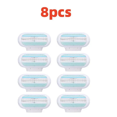 Women's 3-layer safety razor blade for facial/leg/armpit/bikini line beauty hair removal shaver