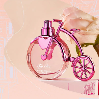25ML Bike Styling Women's Perfume Pink Fragrant Fresh Oriental Floral Perfume with Gift Box Packaging  Holiday Gift