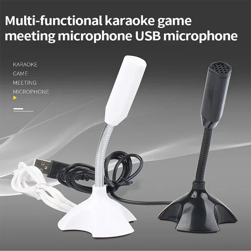 High Quality Adjustable USB Microphone for laptop and Computers Studio Singing Gaming Streaming Mikrofon Stand Mic