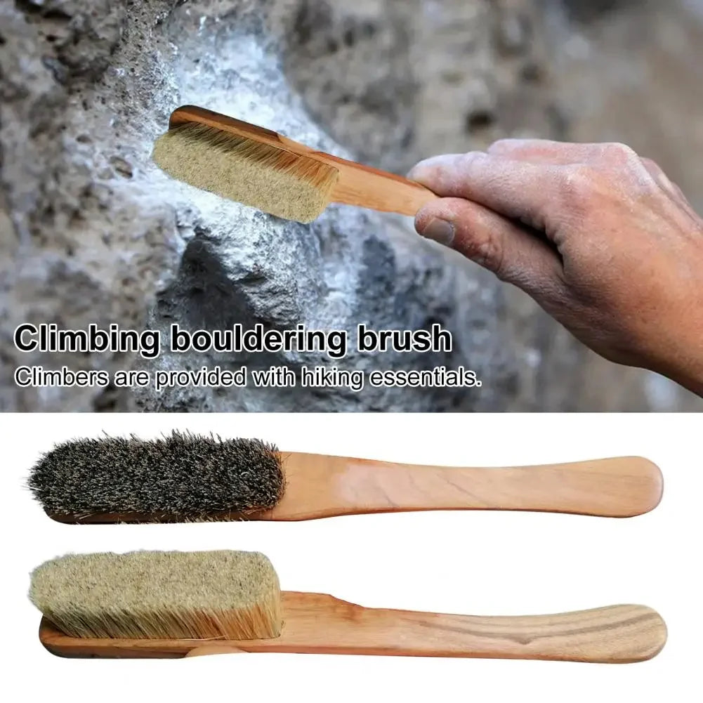 Rock Climbing Brush Thick Bristles Chalk Cleaning Tool Climbing And Bouldering Brush For Indoor Outdoor Holds And Chalk Easy Use