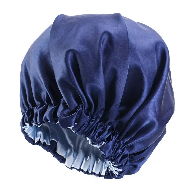 Silk Hair Bonnet for Sleeping Satin Bonnet for Natural Hair Silk Hair Wrap Satin Bonnet Cap Night Sleep Hat Silk Turban