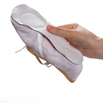 Gymnastics Training Soft Flats Leather Children Latin Dance Canvas Girls Ballet Shoes Dance Shoes Flats Shoes Gils Shoes