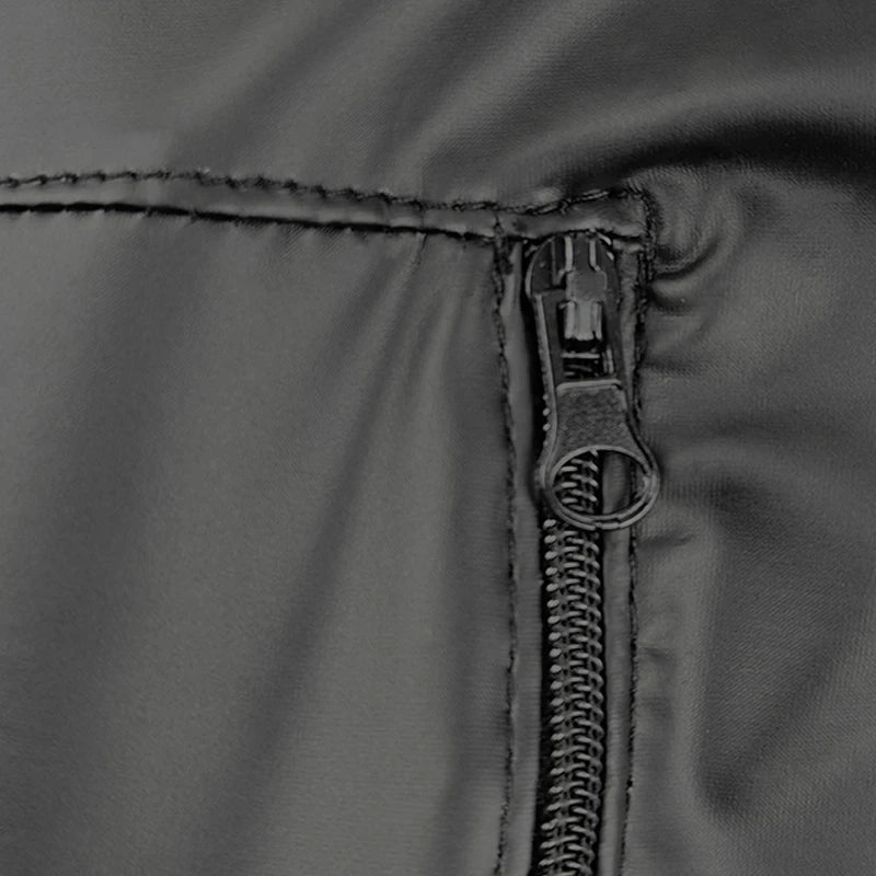 Cosplay Servant Costume Woman Men Sexy Porn Lingerie Zipper Crotch Opening Faux Leather Apron Sex Accessories Erotic Costume