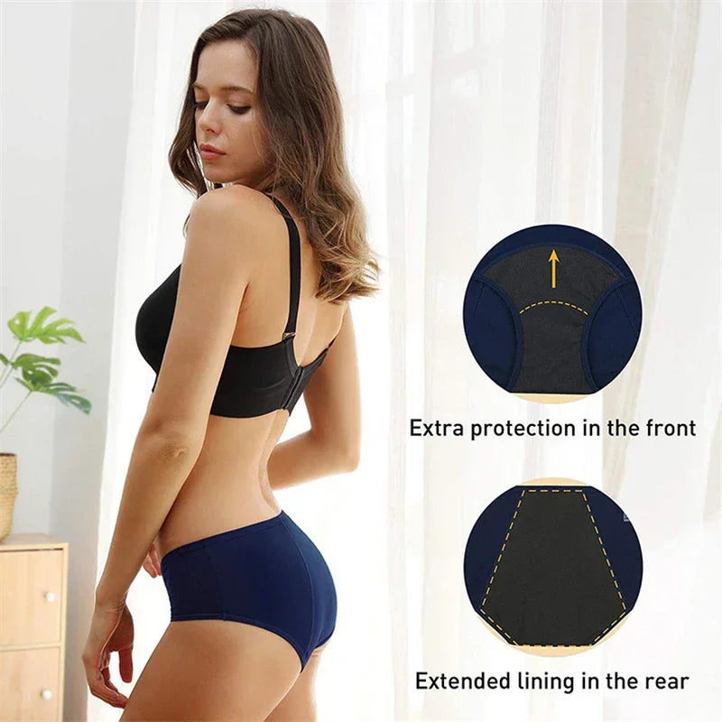 Leak Proof Menstrual Panties Women Cotton Menstruals Underwear Plus Size Period Underpants Briefs Lingerie for Physiological
