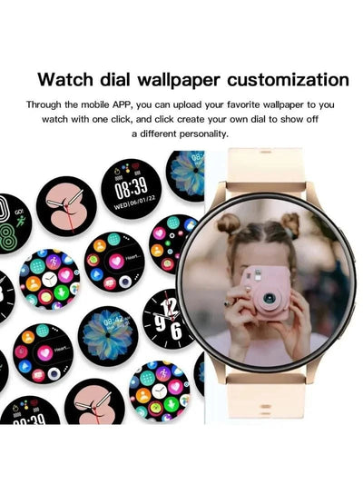 2025 Women Bluetooth Call Smart Watch HeartRate Blood Pressure Monitoring Smartwatches Waterproof Men Smartwatch For Samsung IOS