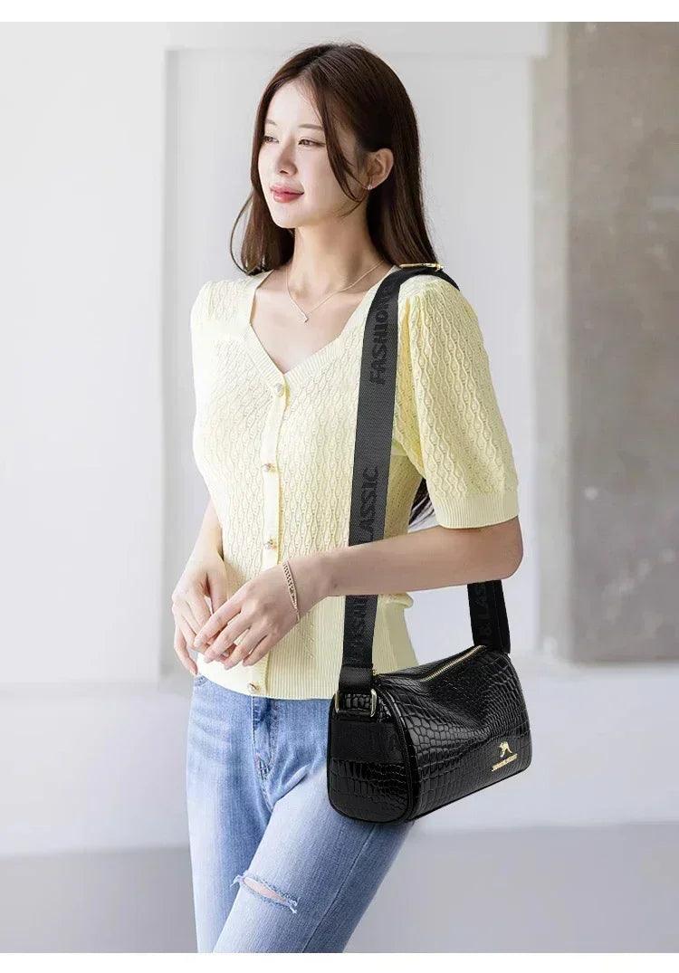 2024 luxury designer large capacity handbag women bags high quality messenger bag leather casual shoulder crossbody