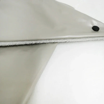 Designer woman Triangle Scarf Black Bandana men Unisex Faux leather kerchief eco-leather headscarf headdress Shawl Wrap