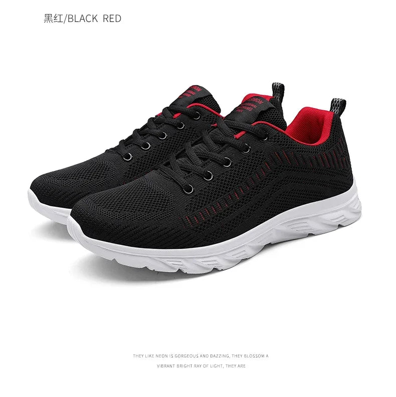 New Athletic Shoes for Men Shoes Sneakers Black Casual Men Mesh Sneakers Breathable Tennis Running Walking Gym Men Shoes