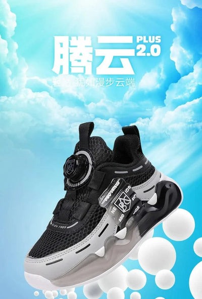 Children's school sports shoes breathable mat mesh casual anti slip easy to wear, suitable for boys and girls aged 5-10 years ol