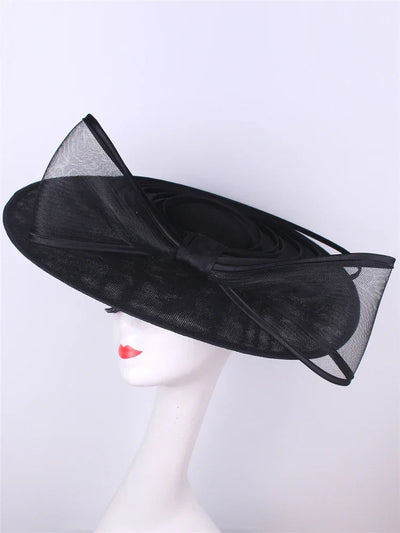 Bride Pillbox Red Fascinator Hat Femme Wedding Chapeau Women Formal Event Tea Millinery Cap Feather Royal Ascot Race Headpiece