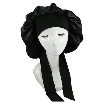 Satin Bonnet Silk Bonnet Adjustable Bonne For Sleeping Hair Bonnet With Tie Band Bonnets For Women Men