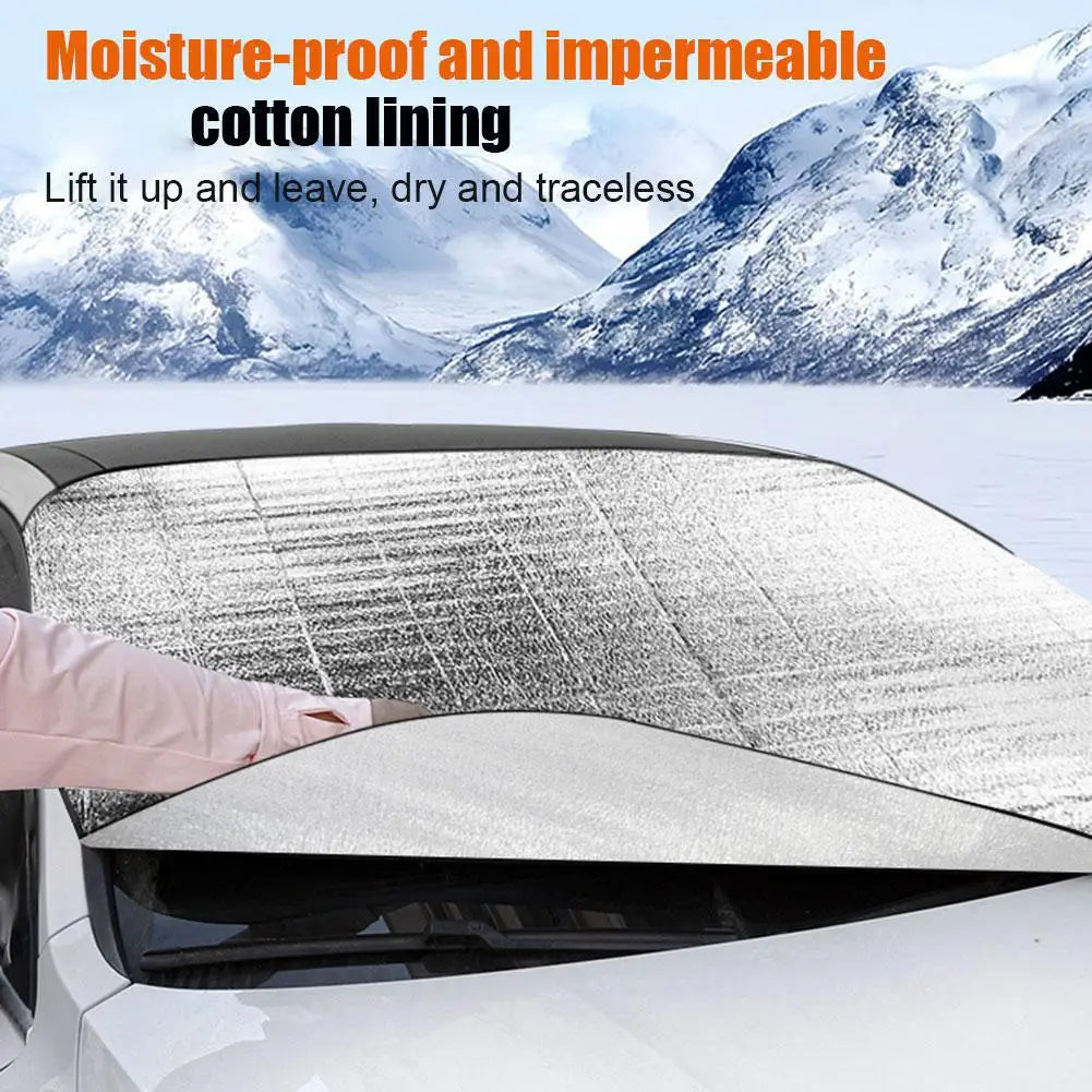 Car Accessories Car Windscreen Windshield Frost Cover Ice Snow Shield Front Protector Auto UV Protection Curtain Styling
