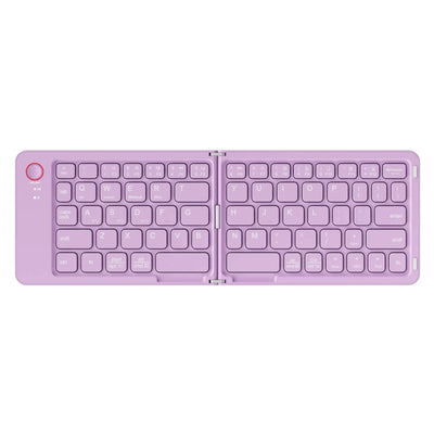 Mini Portable Foldable Wireless Keyboard Ultra Slim Touchpad Bluetooth Keyboard Rechargeable Folding Keyboard for Tablet Laptop
