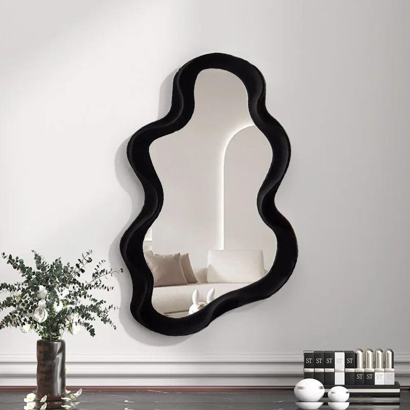 Irregular decorative mirrors full body wall mirror for home room cloud shape makeup decor wall-mounted