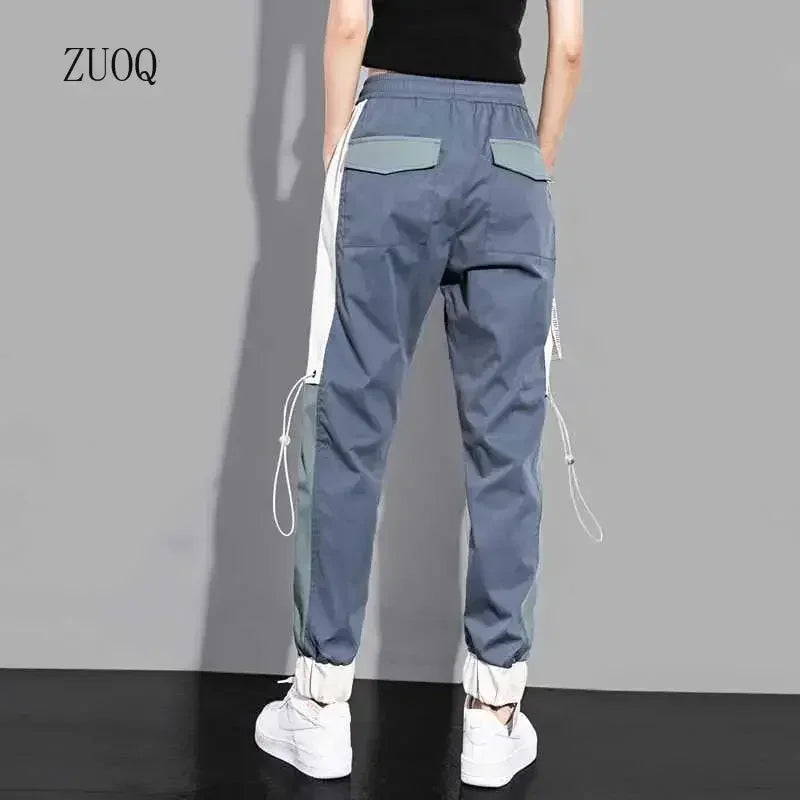 Big Pockets Cargo Pants For Women Ankle-length