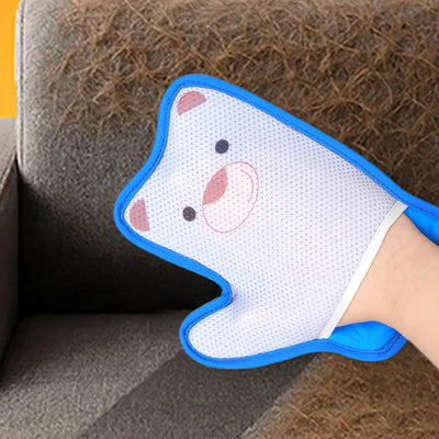 Pet Shedding Gloves Pet Puppy Hair Removal Static Gloves Pet Detangling Gloves Pet Deshedder Gloves for Furniture Tablecloth