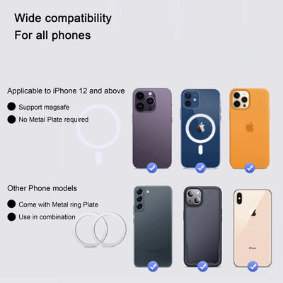 Magsafe Car Phone Mount Video Recording Universal Magic Arm Suction Magnetic Car Phone Holder Mount s Vlog ShootingColor