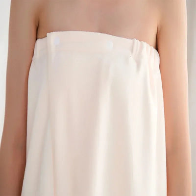 1PC Wearable Bath Wrap Towels for Women Soft Water Absorbent Quick Drying Elastic Wrapped Half Body Bathrobe Shower Beach Towel