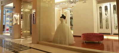 Women Wedding Dresses Without Gloves Satin Surface Bridal Gown