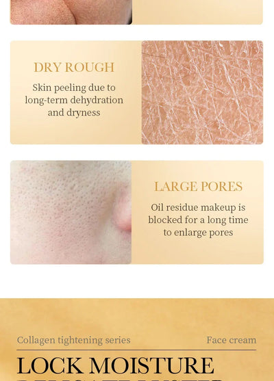 SADOER Collagen Firming Face Cream Skincare Moisturizing Hydrating Face Creams Faical Cream Beauty Face Skin Care Products