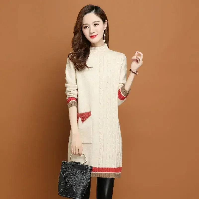 Woman Knitted Dress Bodycon Crochet Dresses for Women Cheap Casual Thic X Elegant Luxury Long Sleeve Aesthetic Sensual Sexy Xxl