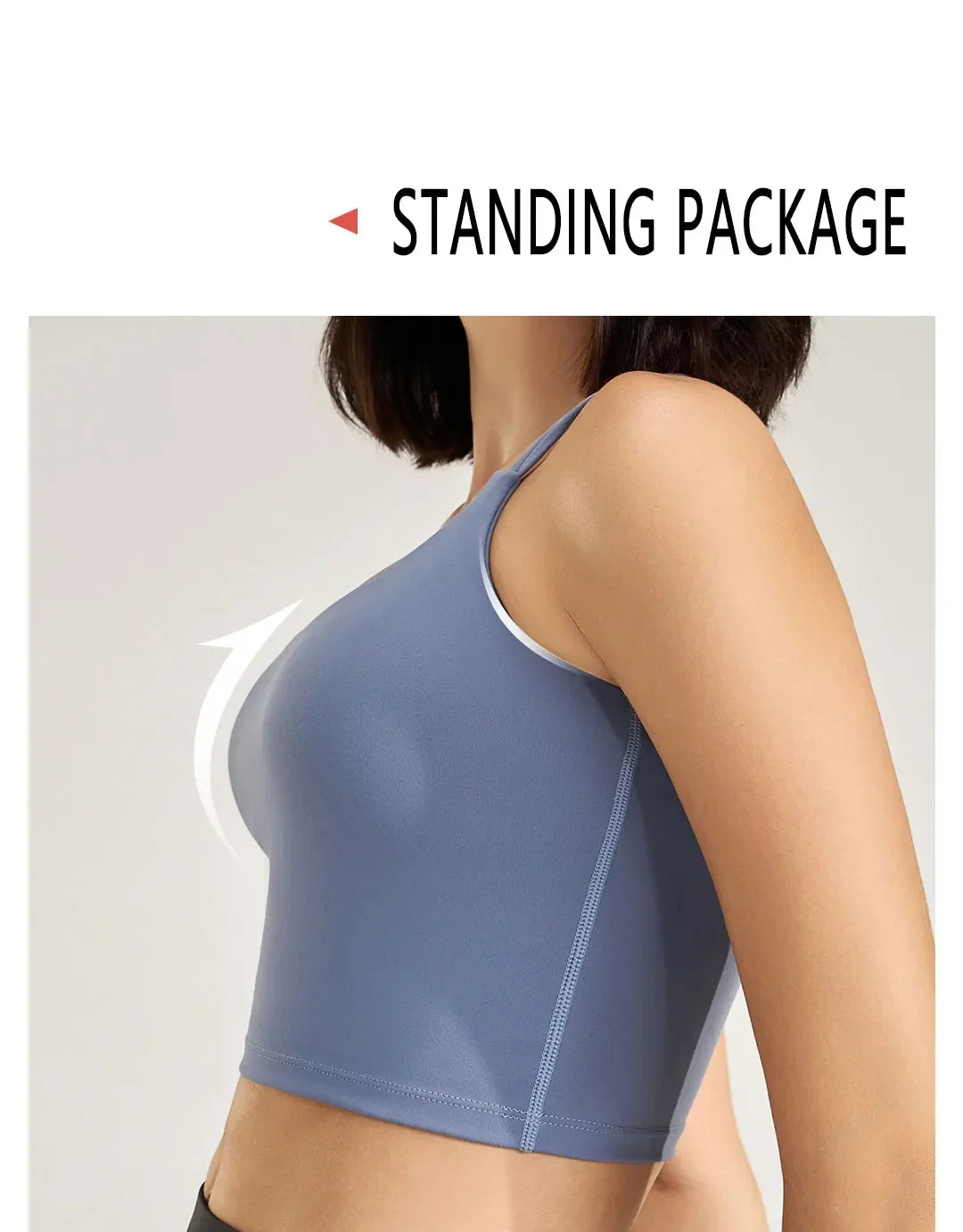 Women's sexy yoga sling bra