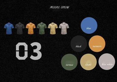 Men's thin short sleeved shirts Summer