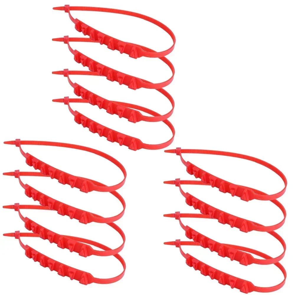 20/1Pcs Motorcycle Snow Chains Reusable Motorbike Tire Anti Slip Tie Winter Emergency Safety Belt Tyre Chain Moto Accessories