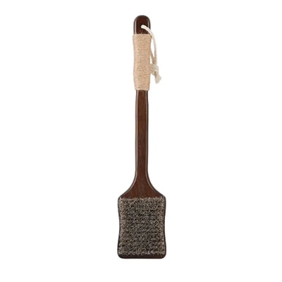 Skin Care Wood Long Handle Brush Ergonomic Self Care Bath Exfoliating Brush Soft Bristles Massage Brush Skin Cleanser