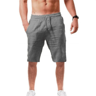 Men's Cotton Shorts Pants Male Summer Breathable Solid Color Short Trousers Fitness Streetwear S-3XL 1PC
