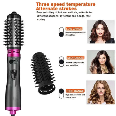 One Step Professional Hot Air Hair Dryer Brush Multifunctional Hairdryer Portable Electric Hair Straightener Blowdryer Brush